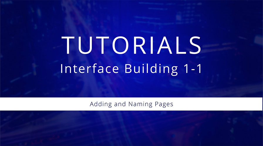 Watch Interface Building 1-1: Adding and Naming Pages