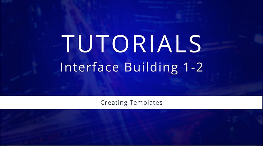 Watch Interface Building 1-2: Creating Templates