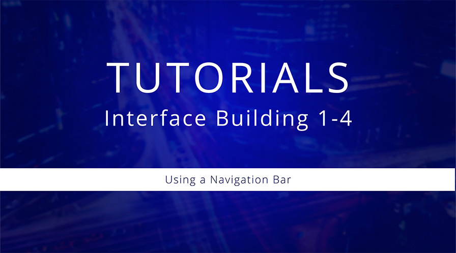 Watch Interface Building 1-4: Using a Navigation Bar